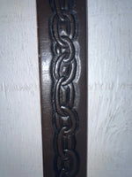 New Brown Genuine Leather Tex Tan Tooled 26” Belt #8103 NN-56