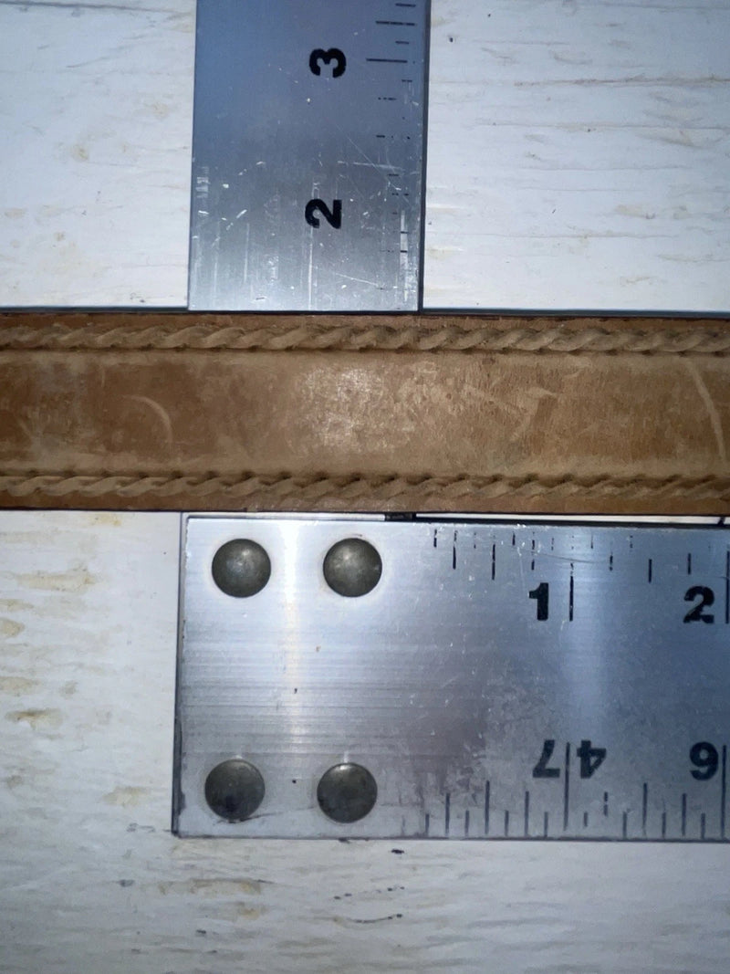 New Brown Genuine Leather Nocona 36” Belt #2412844 Z-117