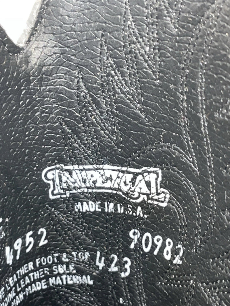 New Men’s Gray Texas Imperial Cowboy Boots. 4952 10 M. 9-9