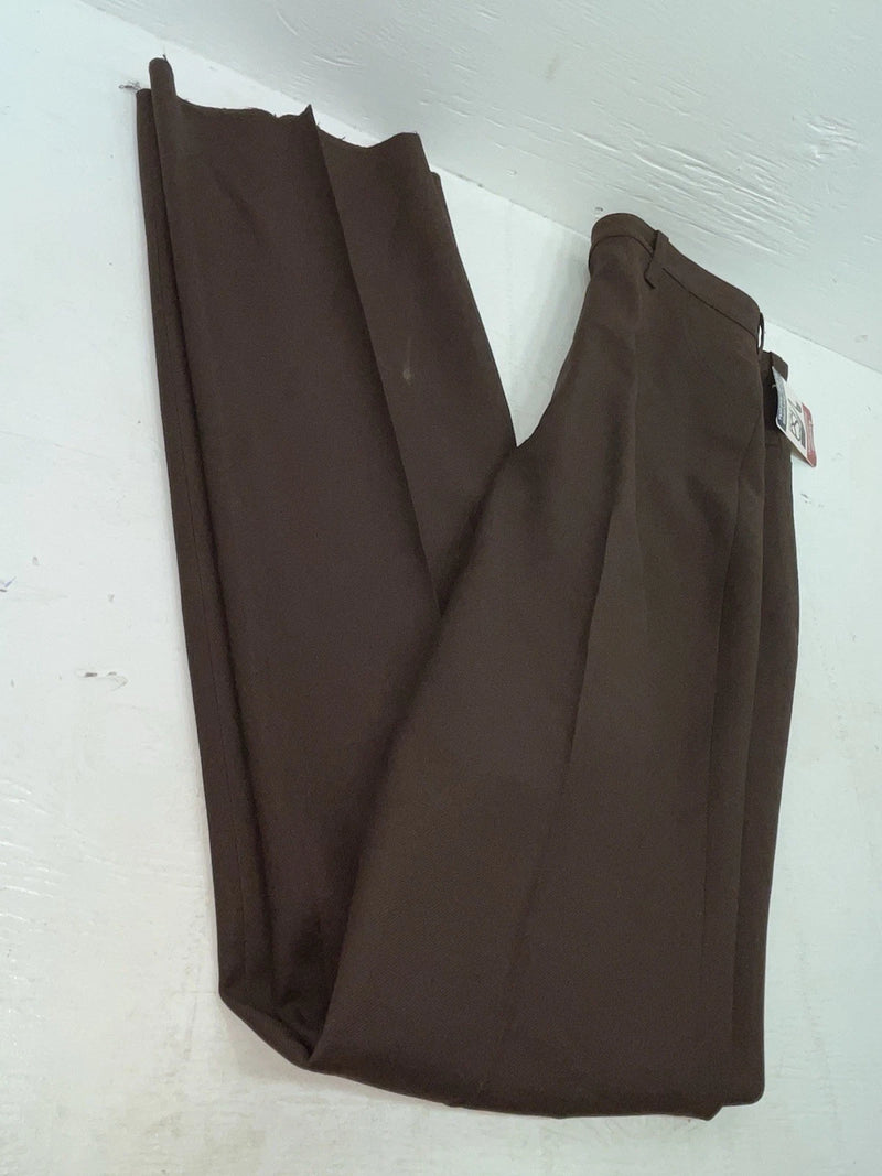 New Vintage Brown Dickson Jenkins Polyester Pants #5510 XX-33