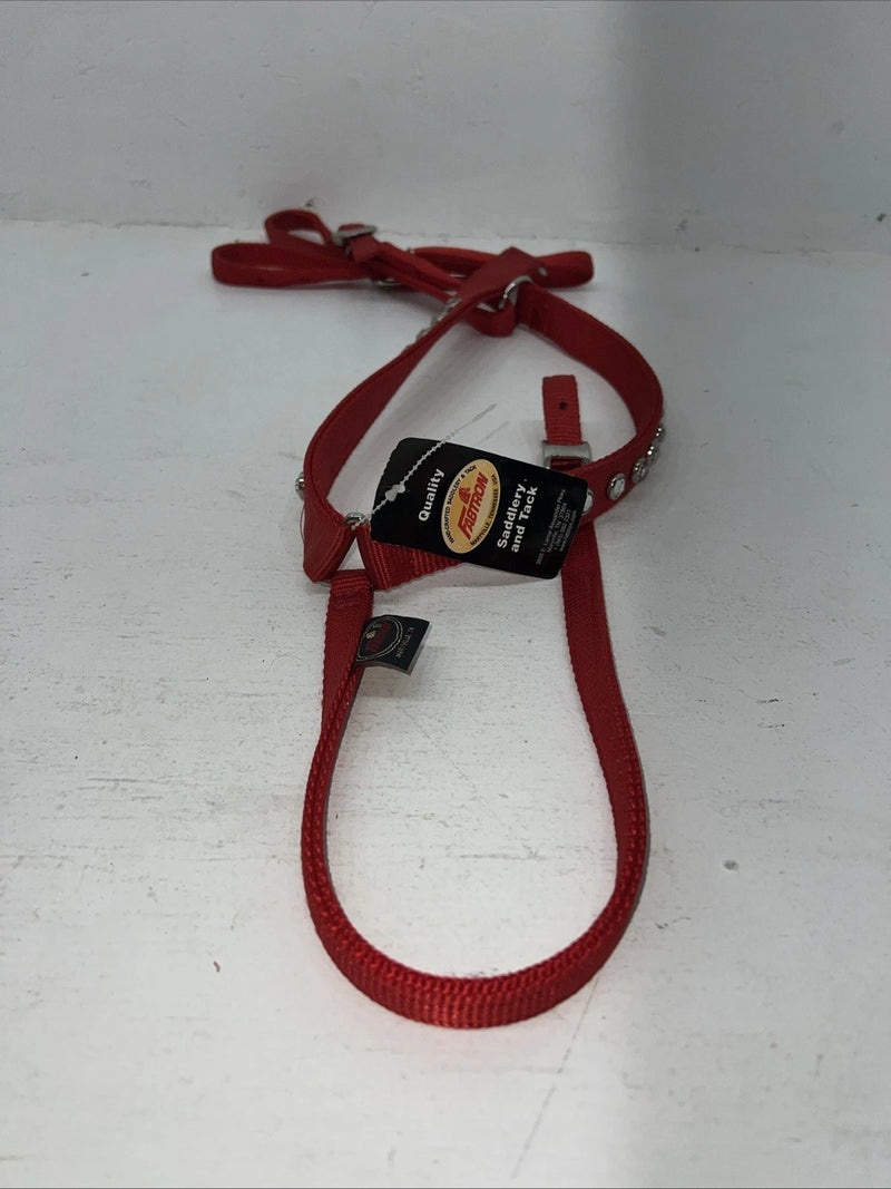 New Red Bling Fabtron Nylon Breastcollar #6821-1 EE-10