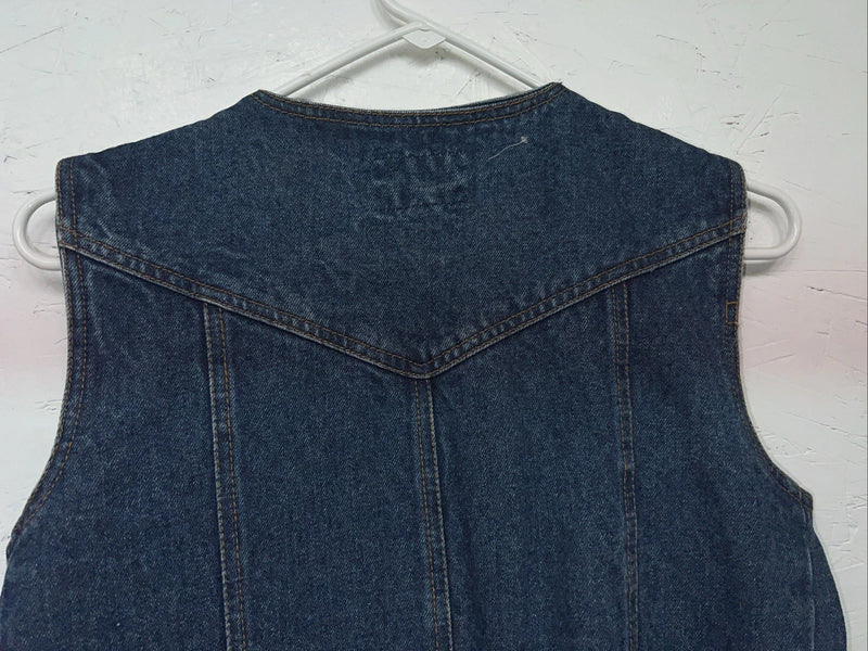New ELY Outerwear Children’s Denim Button Up Tank Large #141104 3C-52