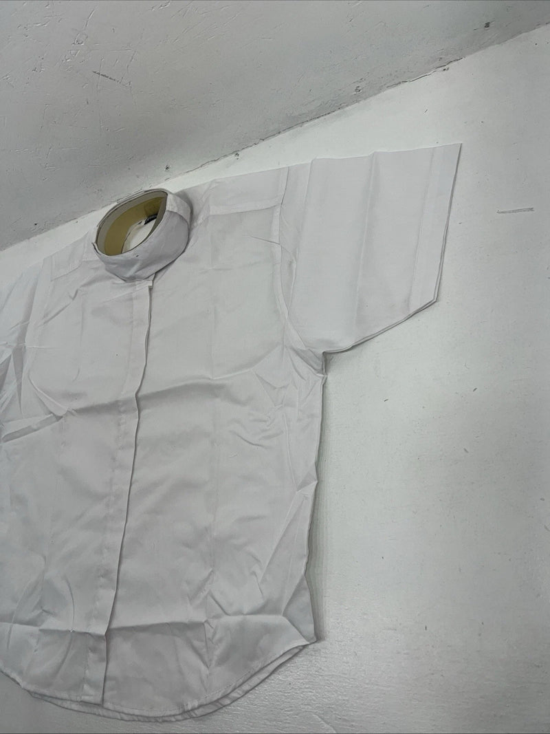 New Women’s White ABETTA half Sleeve Plain Riding Shirt. 40 941140 D-44