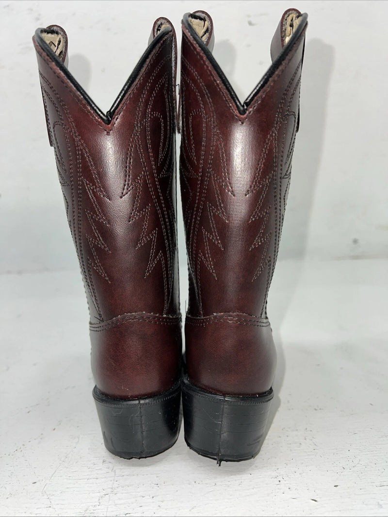 New Children’s Brown Texas Cowboy Boots. 9 D 24-40