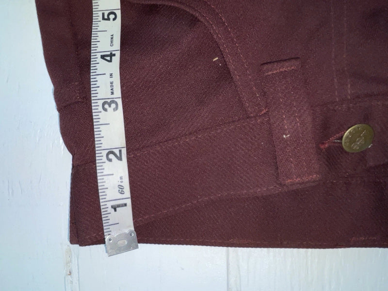 New Vintage Red Lee Polyester Pants #2004061 ZZ-89