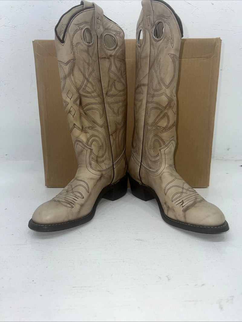 New Women’s Tan Texas Brand Cowboy Boots. L 199 5.5 5 1/2 M. 20-113