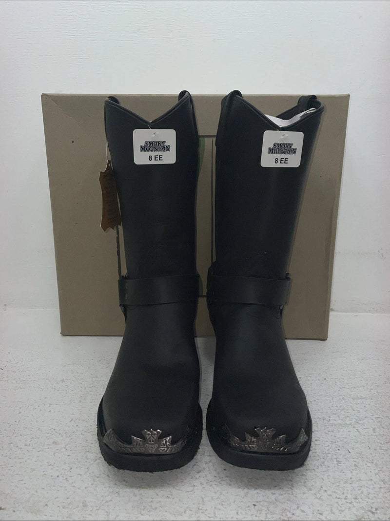 New Men’s Black Smoky Mountain Cowboy Boots. 4602 8 E E. 1-98