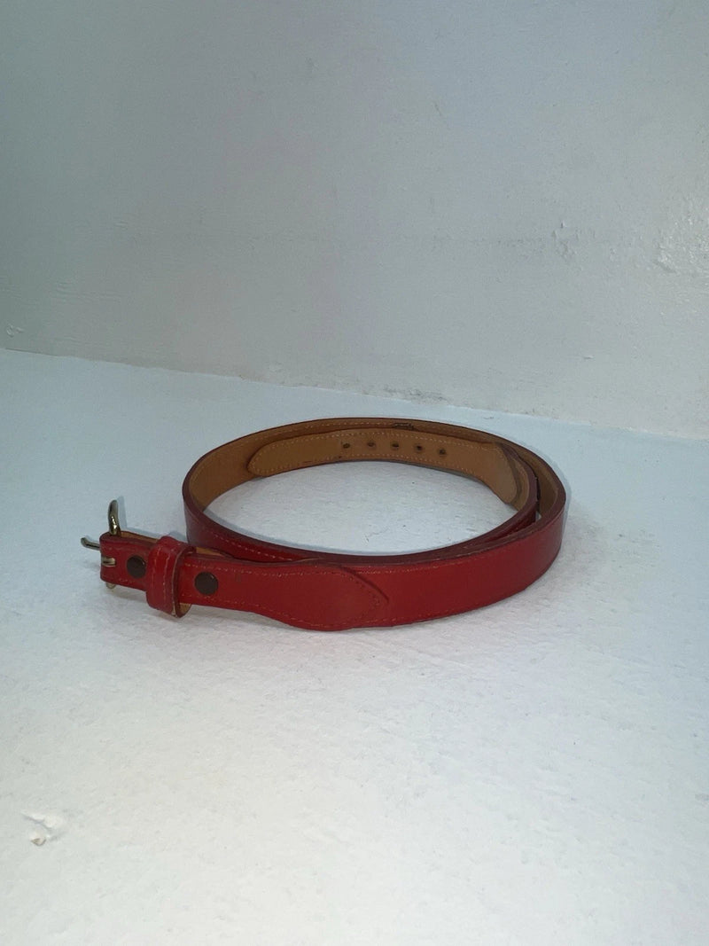 New Red Genuine Leather Wright 32” Belt #10492 Z-40