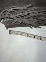 NOS Gray Show Chaps With Fringe Adjustable Waist 38” L-31