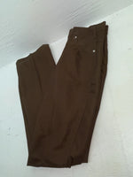New Vintage Brown Miller Polyester Pants #2624 3A-79