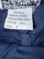 New Vintage Blue Western Heritage Polyester Pants #G31 3A-98