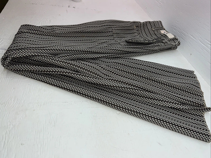 New Vintage Panhandle Slim Brown White Checkered Pants #8042 NN-148