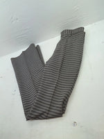 New Vintage Black Striped Panhandle Slim Polyester Pants #8076 OO-93