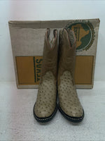 New Youth Brown Texas Brand Cowboy Boots. 2488 4.5 4 1/2 D. 24-137
