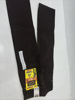 New Boys Brown Wrangler Pro Rodeo Cowboy Cut Denim Jeans. 8 Regular B-23