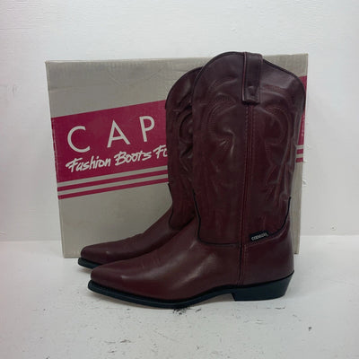 New Women’s Red Capezio Cowboy Boots. L 553 10 M. 16-133