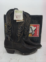 New Men’s Brown Texas Brand Cowboy Boots. 7901 10.5 10 1/2 D. 7-110