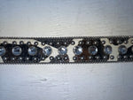 New Cow Print Genuine Leather Blazin Roxx Silver Bling XL Belt #N3511662 NN-144