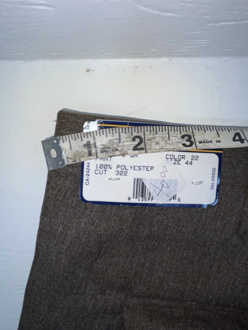 New Vintage Brown Circle S Polyester Pants #CP4776 OO-25