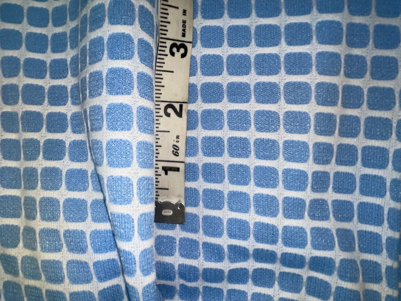 New Vintage Blue Checkered Lee Polyester Pants #2652644 ZZ-46