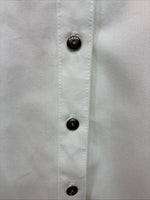 New Women’s Roughrider Blue Black White Long Sleeve Button Up Small YY-72