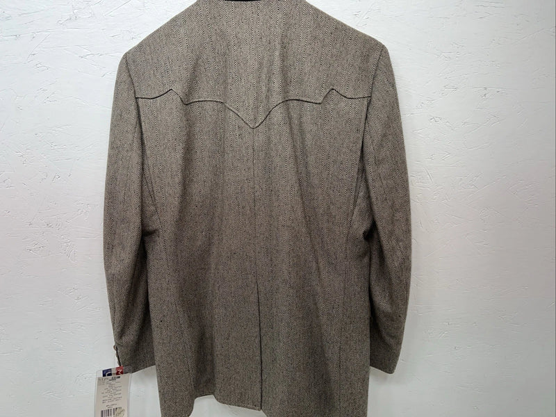 New Men’s Pioneer Wear Brown Suit Jacket 40 #12553 S-606