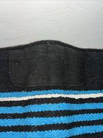 New Tough 1 Blue Black Felt Drover Saddle Pad 32x32 #31-650 Pad-16 
