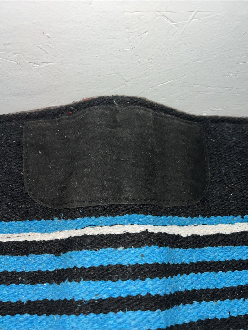 New Tough 1 Blue Black Felt Drover Saddle Pad 32x32 #31-650 Pad-16 
