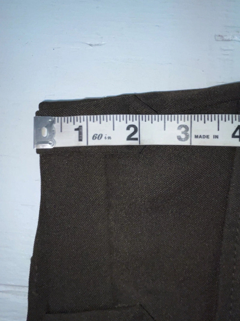 New Vintage Brown Circle S Polyester Pants #9321 3A-120