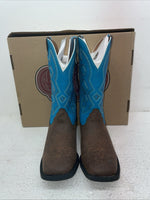 New Youth Blue Nocona Cowboy Boots. N K 5050 4.5 4 1/2 D. 2-93