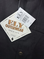 New Men’s ELY Outerwear Black Winter Jacket XL S-602