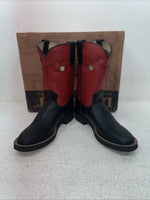 New Youth Red Dan Post Cowboy Boots. 3126 4. 22-60