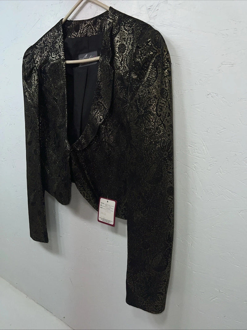New Women’s Whitman Gold Long Sleeve Show Jacket Large #1717 UU-47