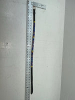 New Black Genuine Leather Beaded 30” Belt JJ-135