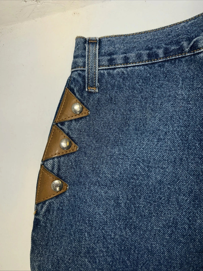 New Women’s Diamond Cut Gusset Denim Jeans No Back Pockets. 17/18x36 K-7