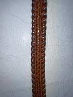 New Brown Genuine Leather Tex Tan Weaved 30” Belt #02/4564 JJ-121