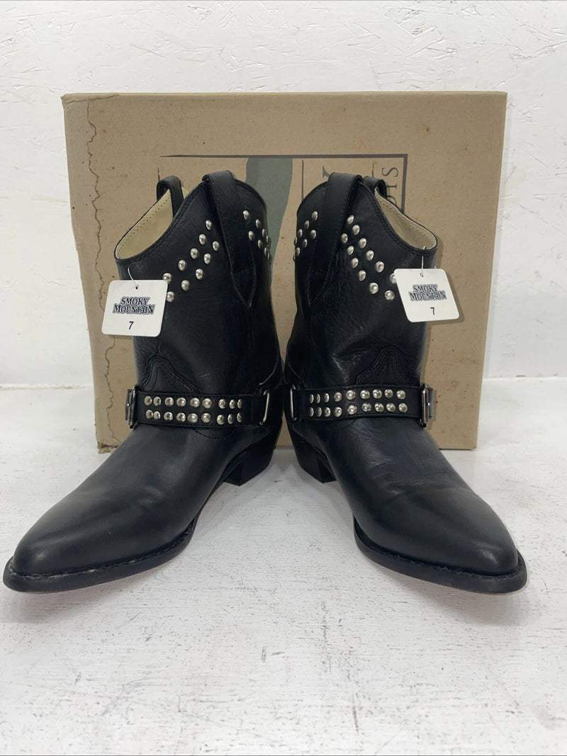 New Women’s Black Smoky Mountain Cowboy Boots. 6341 7 M. 18-136