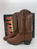 New Men’s Brown Texas Brand Cowboy Boots. 4501 9 M. 4-50