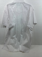 New Men’s White Horse White Short Sleeve Pearl Snap 4XL E-101