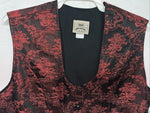 New Women’s 1849 Authentic Ranchwear Red Western Show Vest Large WW-72