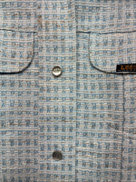 New Women’s Lee Blue Design Long Sleeve Button Up Jacket Size 11 KK-42