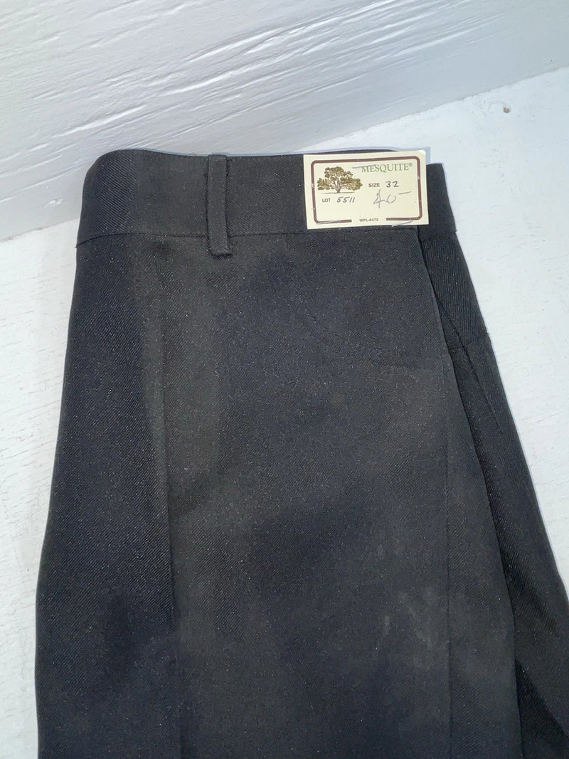 New Vintage Black Mesquite Polyester Pants #5511 OO-29