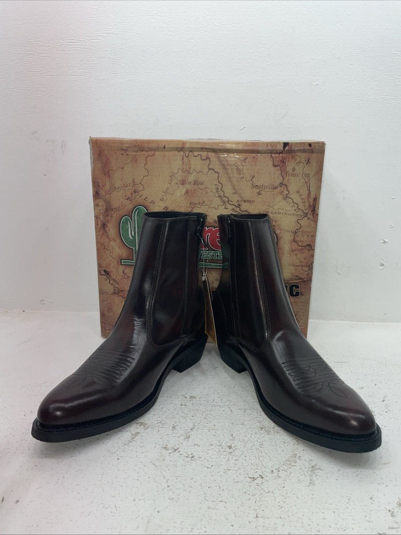 New Men’s Cherry Black Laredo Cowboy Boots. 62008 10.5 10 1/2 E W. 7-78