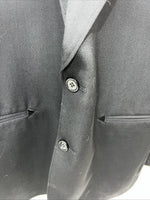 New Men’s Circle S Black Suit Jacket 44R #25832 T-600