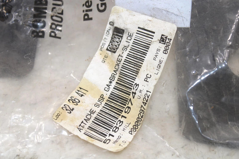 2001 Ski-doo Mxz 600 Oem Right Slide Tunnel Bracket (NOS) 518319743 SS90