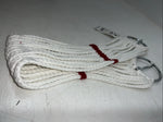 New Tough 1 White Red Mohair Cord Girth 33” #59-1233 BB-22