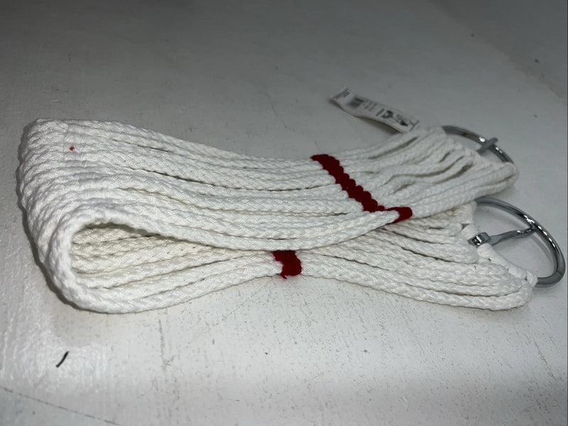 New Tough 1 White Red Mohair Cord Girth 33” #59-1233 BB-22