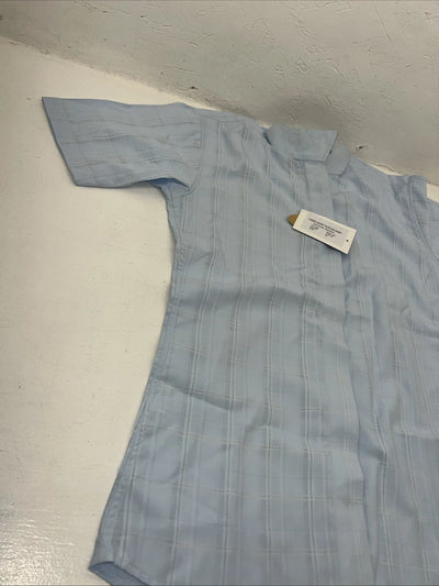 New Women’s Blue RHC Short Sleeve English Shirt. 32 68201-301 G-38