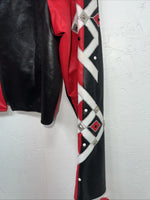 New Women’s Black Red 1849 Authentic Ranchwear Western Show Jacket Large UU-45