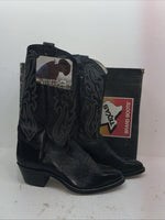 New Men’s Black Texas Brand Cowboy Boots. 7800 11 D. 9-71